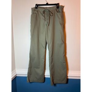 Greys Anatomy by Barco Scrub Pants Womens Olive Green Drawstring Elastic Waist M